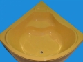 Акриловая ванна ODA-B033 желтая